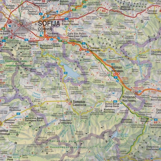 okładka Bułgaria mapa 1:400 000 książka | Opracowanie zbiorowe