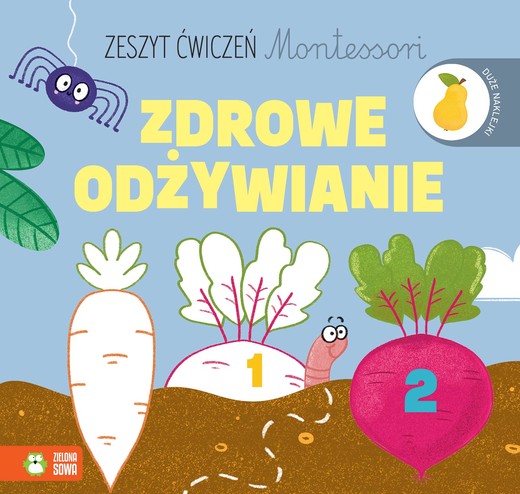okładka Zdrowe odżywianie. Zeszyt ćwiczeń Montessori książka