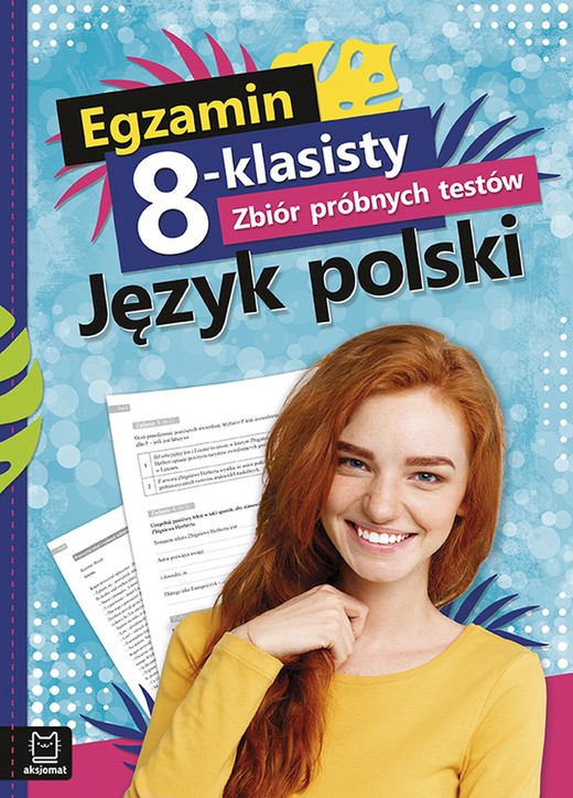 okładka Egzamin 8-klasisty zbiór próbnych testów język polski książka | Opracowanie zbiorowe