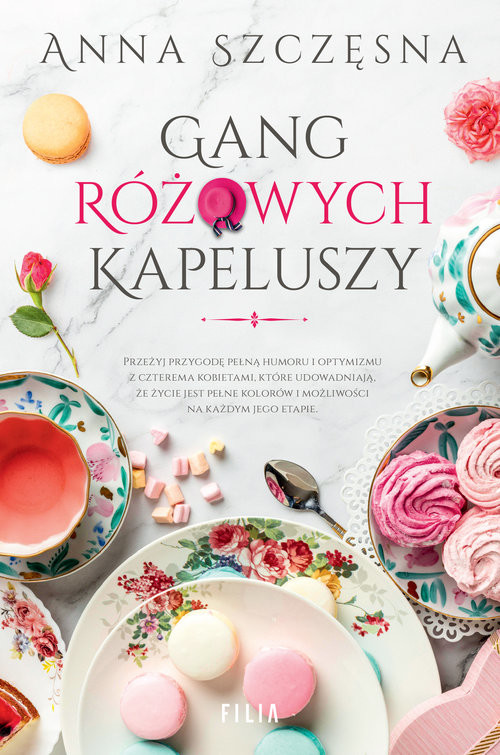 okładka Gang różowych kapeluszy Wielkie Litery książka | Anna Szczęsna