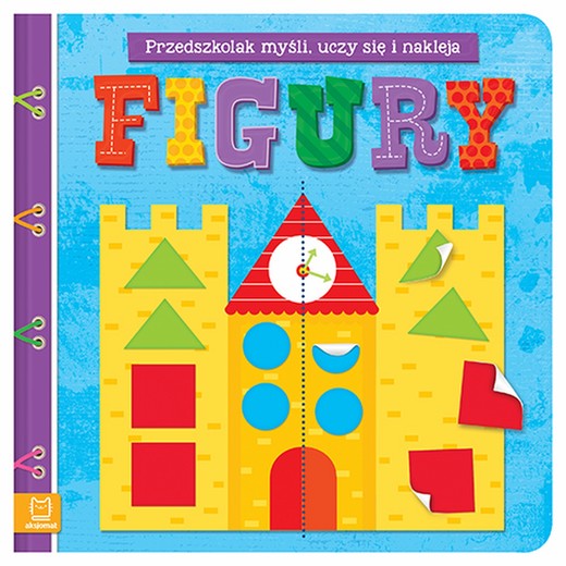okładka Figury myślę bawię się i naklejam książka | Opracowanie zbiorowe