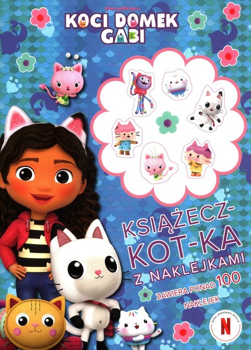 okładka Koci Domek Gabi Książecz-kot-ka z naklejkami książka