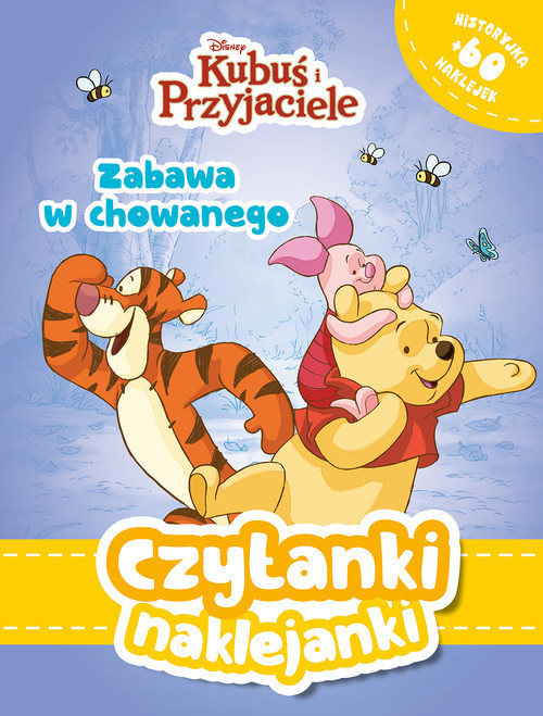 okładka Czytanki naklejanki. Zabawa w chowanego. Disney Kubuś i Przyjaciele książka