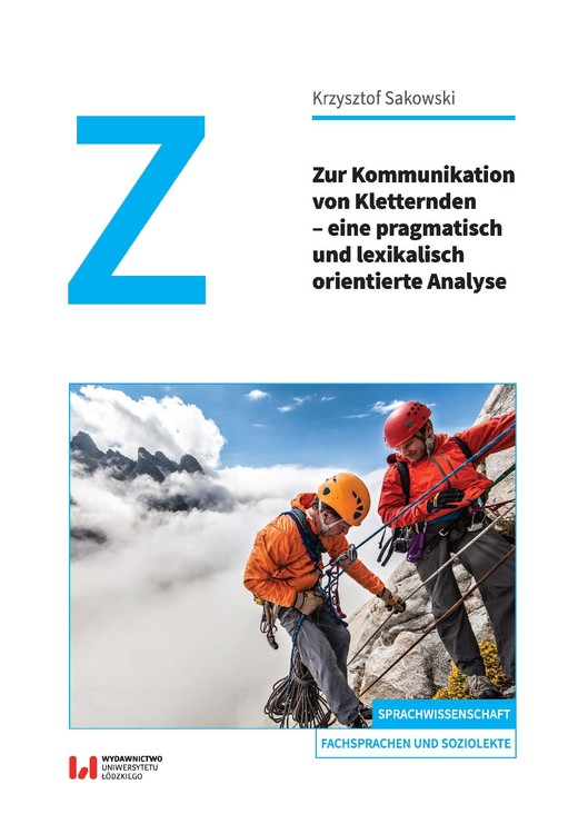 okładka Zur Kommunikation von Kletternden – eine pragmatisch und lexikalisch orientierte Analyse ebook | pdf | Krzysztof Sakowski