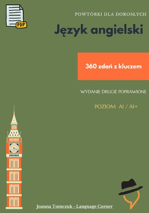 okładka Język angielski. Powtórka poziomu A1_A2 dla dorosłych cz. 1 ebook | pdf | Joanna Tomczuk