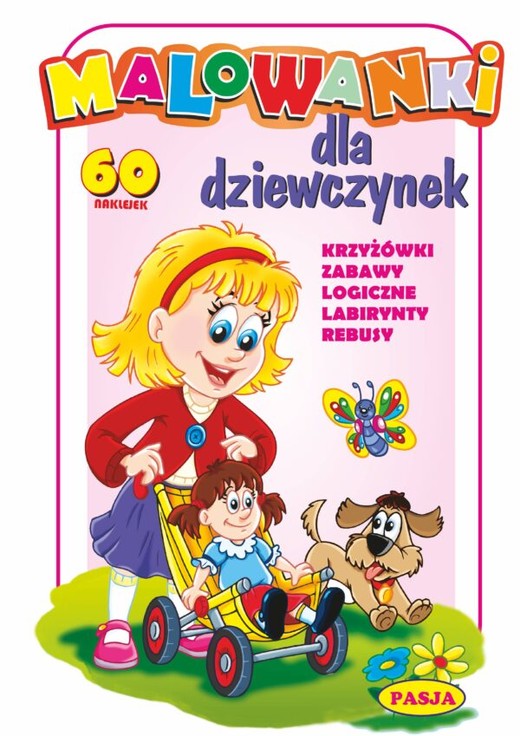 okładka Malowanki dla dziewczynek książka | Opracowanie zbiorowe