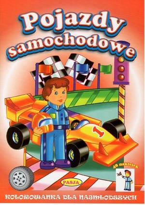 okładka Pojazdy samochodowe kolorowanki dla najmłodszych książka