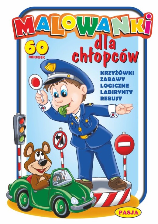 okładka Malowanki dla chłopców książka