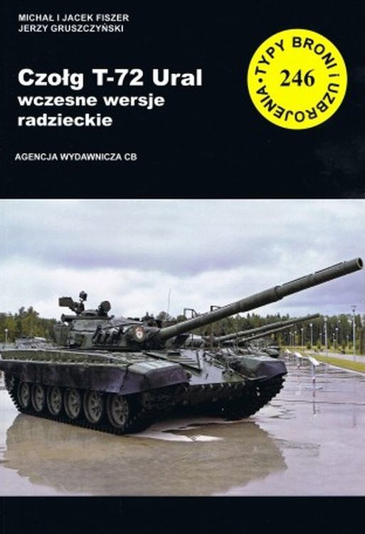 okładka Czołg T-72 Ural wczesne wersje radzieckie książka