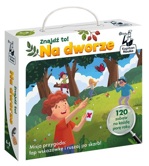 okładka Na dworze. Znajdź to! książka