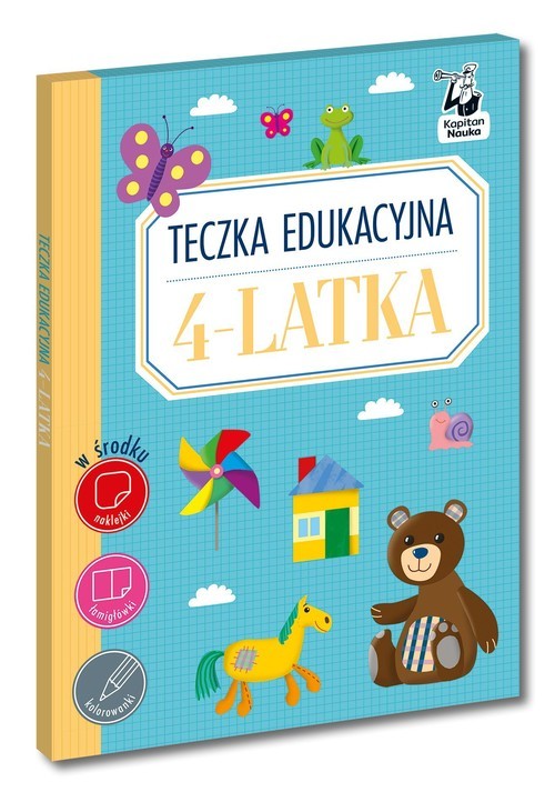 okładka Teczka edukacyjna 4-latka wyd. 2 książka
