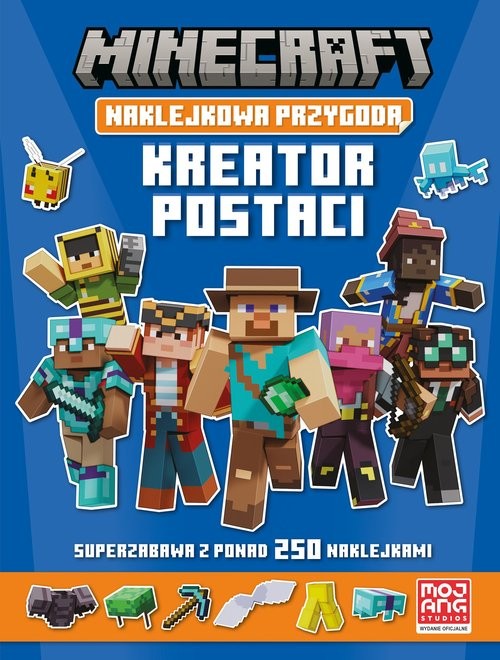 okładka Kreator postaci Naklejkowa przygoda. Minecraft książka