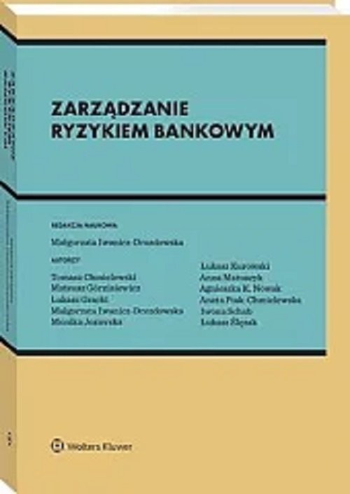 okładka Zarządzanie ryzykiem bankowym wyd. 2024 książka