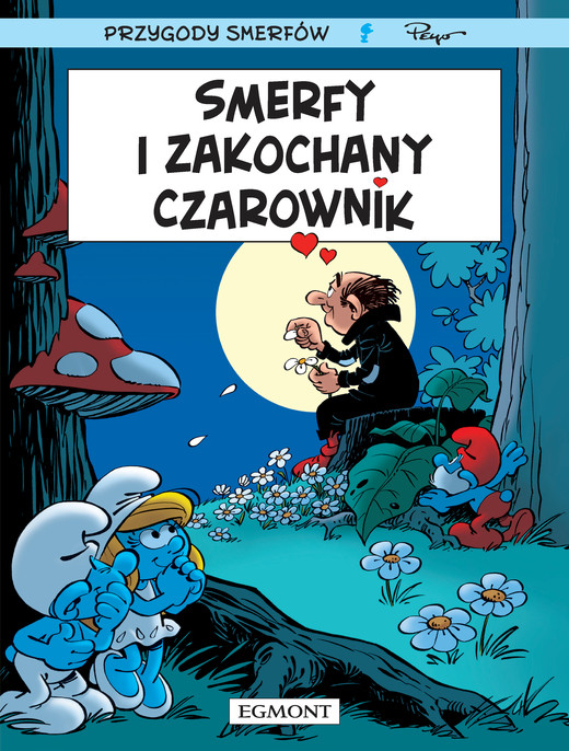 okładka Smerfy i zakochany czarownik. Smerfy Komiks książka