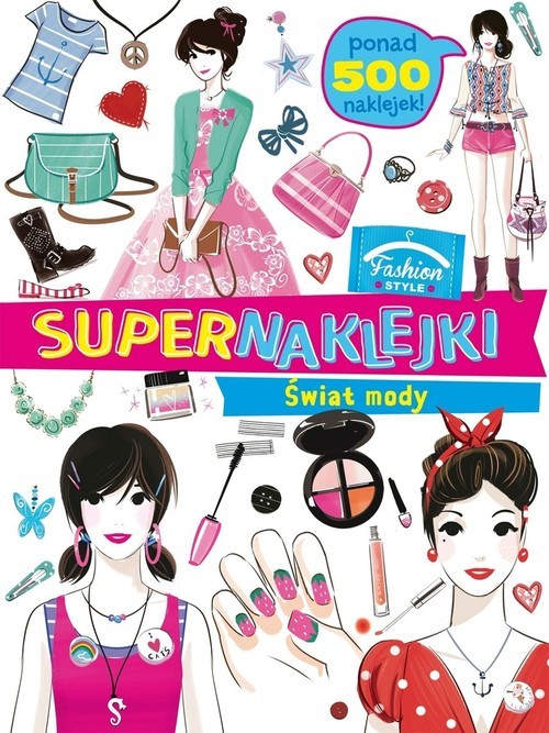 okładka Supernaklejki Świat mody książka