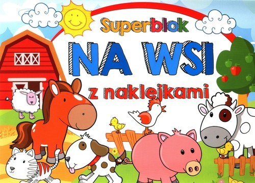 okładka Superblok z naklejkami Na wsi książka