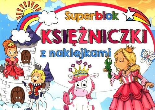 okładka Superblok z naklejkami Księżniczki książka