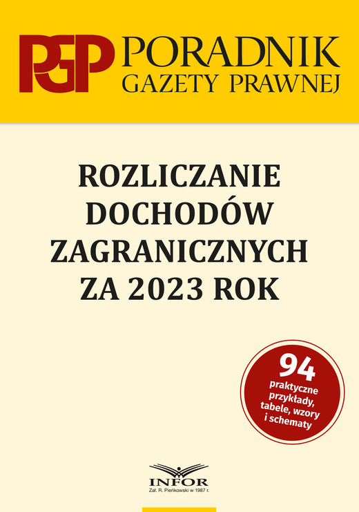 okładka Rozliczanie dochodów zagranicznych za 2023 rok ebook | pdf | Mariusz Makowski