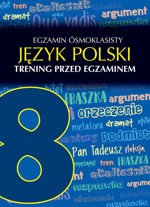 okładka Egzamin ósmoklasisty język polski trening przed egzaminem książka | Chamczyk Robert