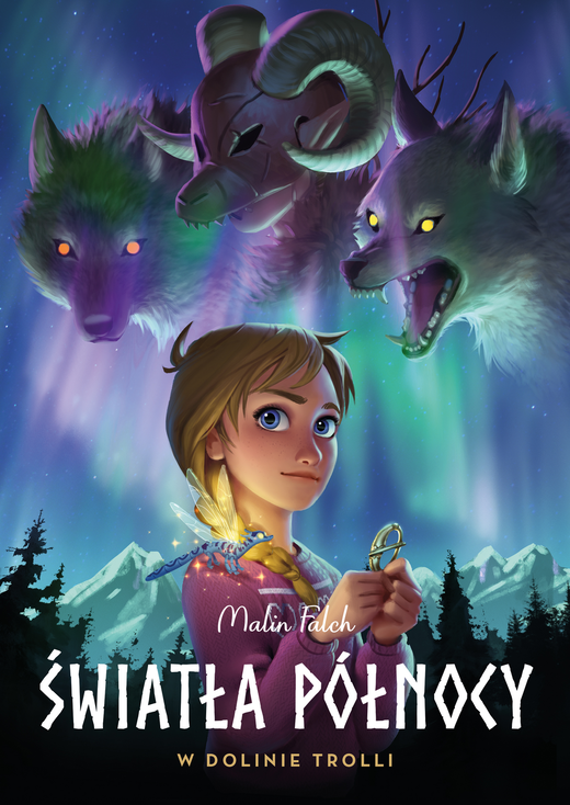 okładka W dolinie trolli. Światła Północy. Tom 1 wyd. 2024 książka