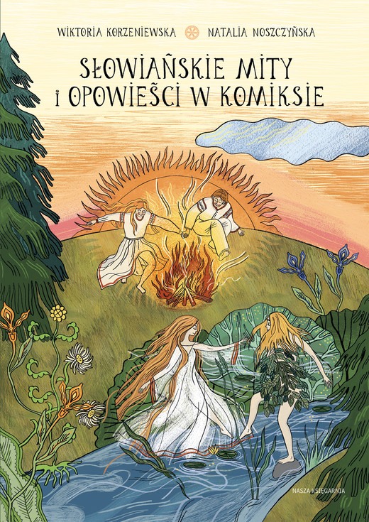 okładka Słowiańskie mity i opowieści w komiksie. Naukomiks książka