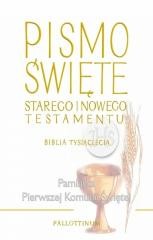 okładka Biblia Tysiąclecia - format oazowy TW (komunia) książka