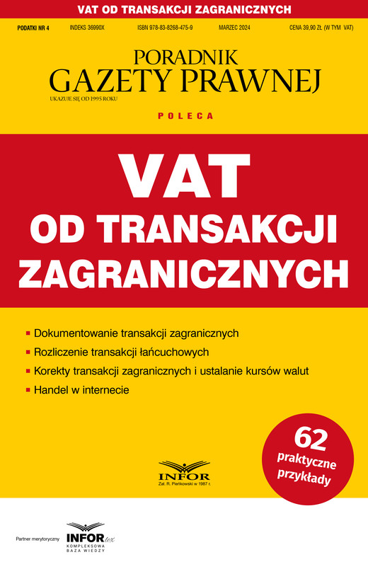 okładka VAT od transakcji zagranicznych ebook | pdf | Praca zbiorowa