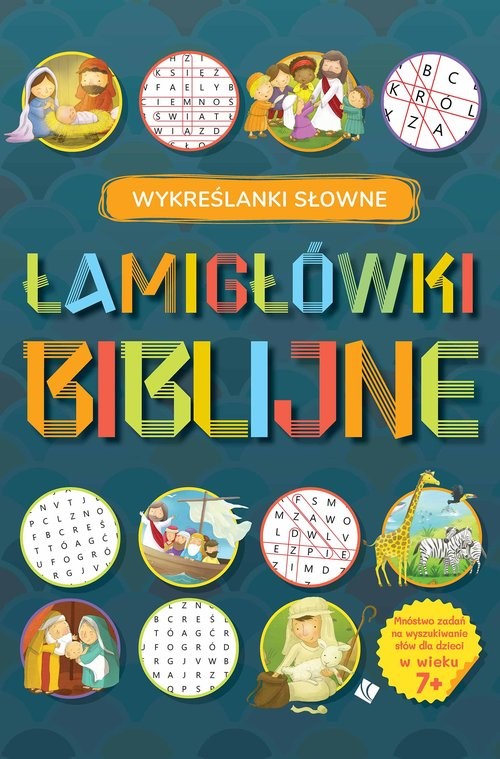 okładka Łamigłówki Biblijne Wykreślanki słowne książka