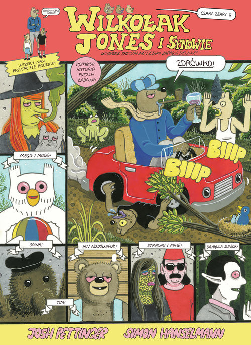 okładka Czary zjary 6 Wilkołak Jones i synowie książka | Hanselmann Simon