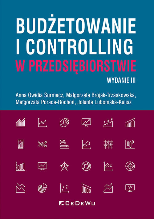 okładka Budżetowanie i controlling w przedsiębiorstwie książka | Brojak-Trzaskowska Małgorzata, Małgorzata Porada-Rochoń, Surmacz AnnaOwidia