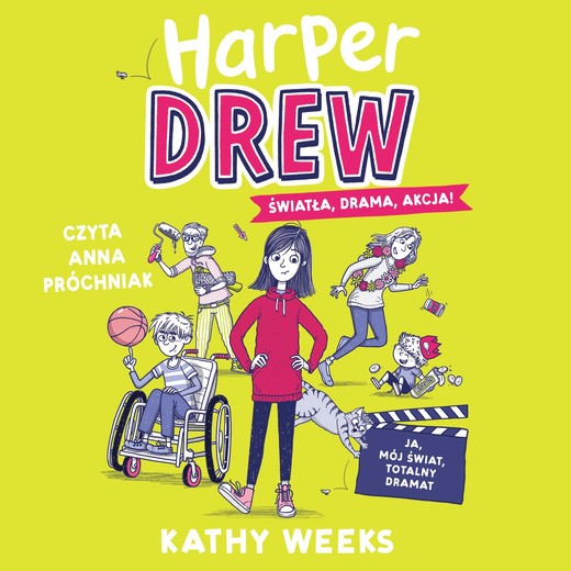 okładka Harper Drew. Światła, drama, akcja! audiobook | MP3 | Kathy Weeks