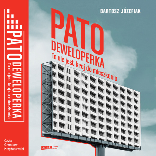 okładka Patodeweloperka audiobook | MP3 | Bartosz Józefiak