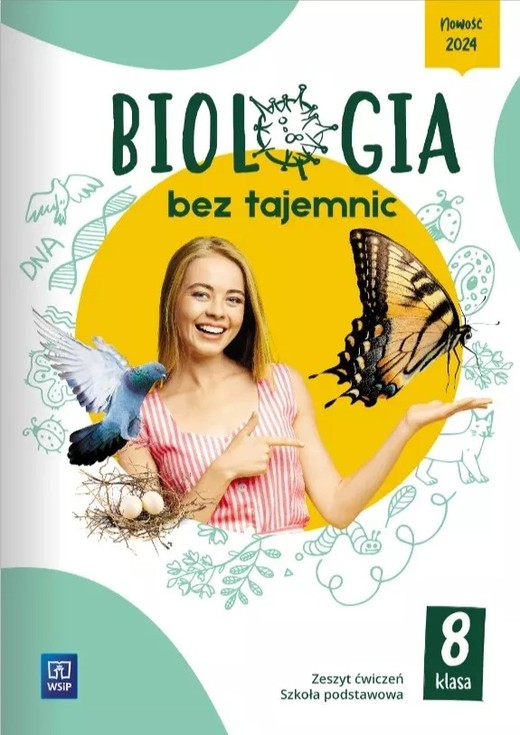 okładka Biologia bez tajemnic zeszyt ćwiczeń klasa 8 szkoła podstawowa książka