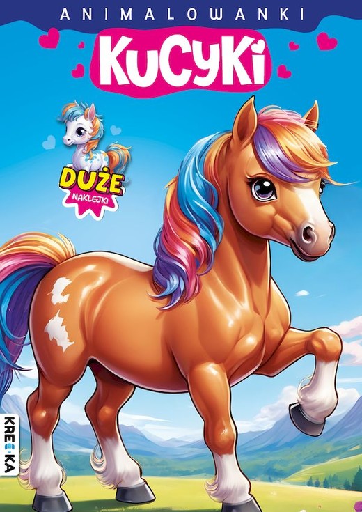 okładka Kucyki. Animalowanki książka