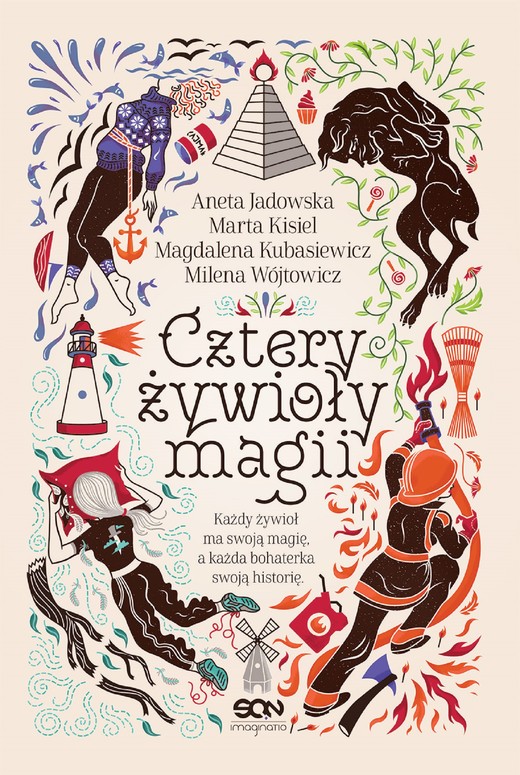 okładka Cztery żywioły magii ebook | epub, mobi | Aneta Jadowska, Marta Kisiel, Magdalena Kubasiewicz, Milena Wójtowicz