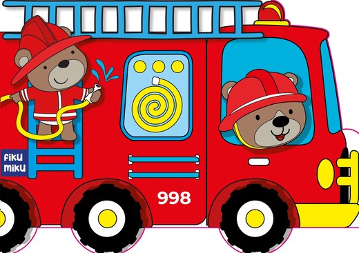 okładka Straż pożarna. Kolorowanka z wykrojnika książka