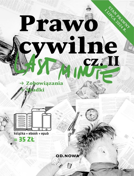 okładka Prawo cywilne 2024 część 2. Last Minute książka