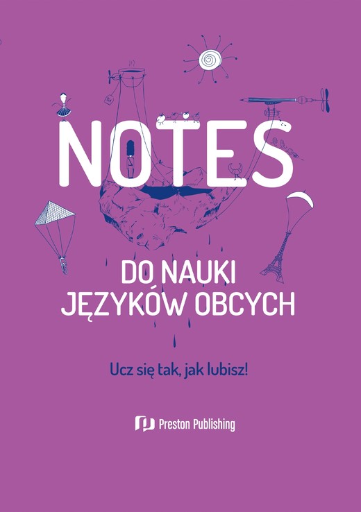 okładka Notes do nauki języków obcych (fioletowa okładka) książka