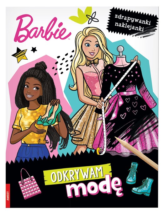 okładka Barbie Odkrywam modę ZDR-1101 książka