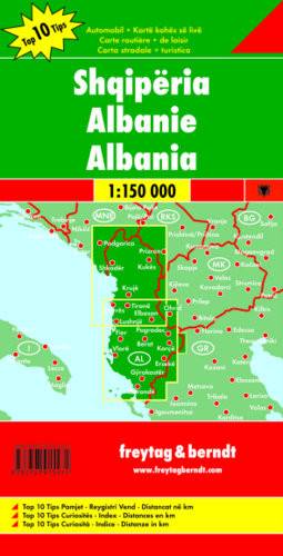 okładka Albania mapa 1:150 000 książka | Opracowanie zbiorowe