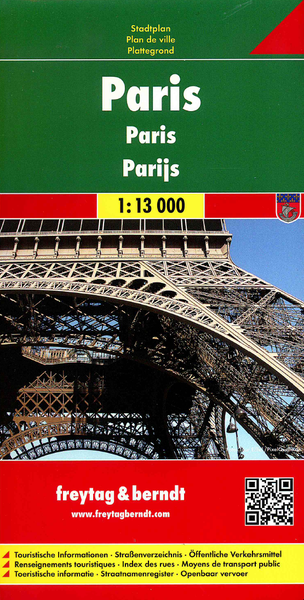 okładka Paryż mapa 1:13 000 książka | Opracowanie zbiorowe