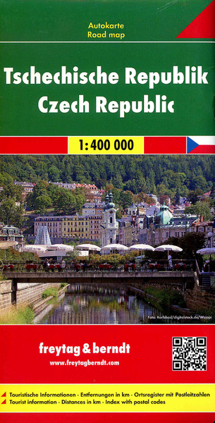 okładka Czechy mapa 1:400 000 książka | Opracowanie zbiorowe
