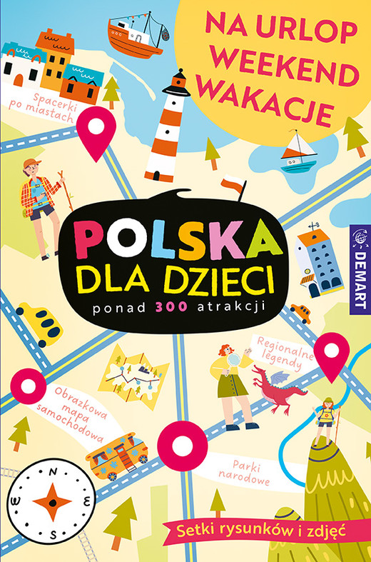 okładka Polska dla dzieci. Na urlop, weekend, wakacje książka