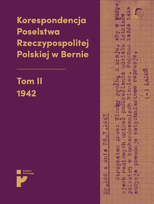okładka Korespondencja Poselstwa Rzeczypospolitej Polskiej w Bernie. 1942 ebook | epub, mobi | Autor zbiorowy