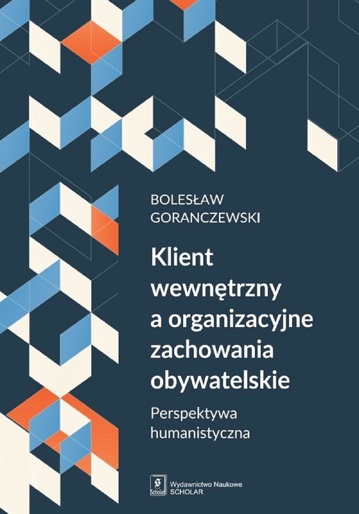 okładka Klient wewnętrzny a organizacyjne zachowania obywatelskie ebook | pdf | Bolesław Goranczewski