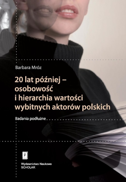 okładka 20 lat później - osobowość i hierarchia wartości wybitnych aktorów polskich ebook | pdf | Barbara Mróz