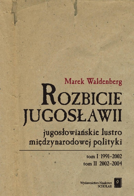 okładka Rozbicie Jugosławii ebook | pdf | Marek Waldenberg