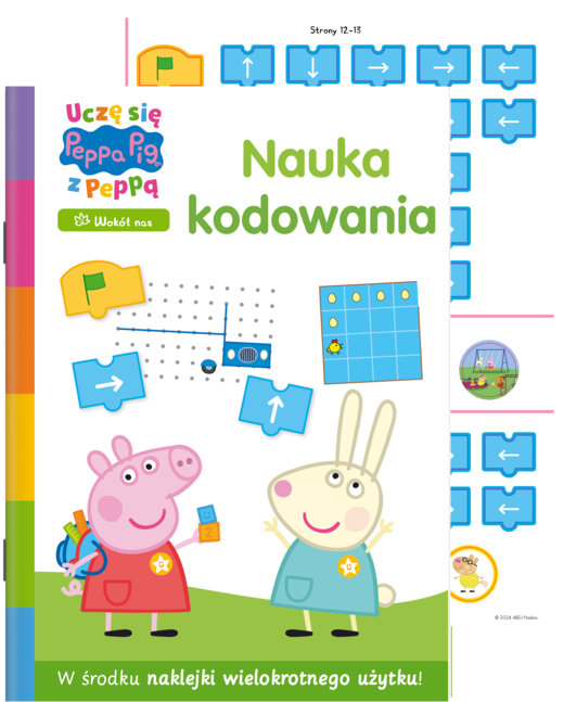 okładka Nauka kodowania. Świnka Peppa. Uczę się z Peppą książka