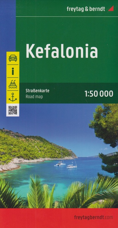 okładka Kefalonia mapa 1:50 000 książka