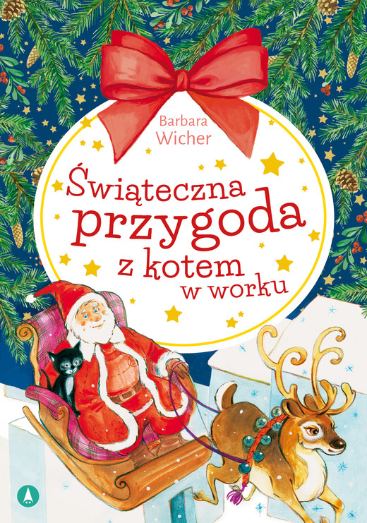 okładka Świąteczna przygoda z kotem w worku książka | Barbara Wicher